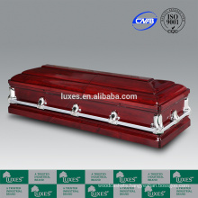 Casket Manufacturer LUXES American Solid Wood Casket For Funeral Cremation